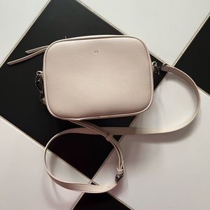 Ela Muse crossbody bag in dove pebble
